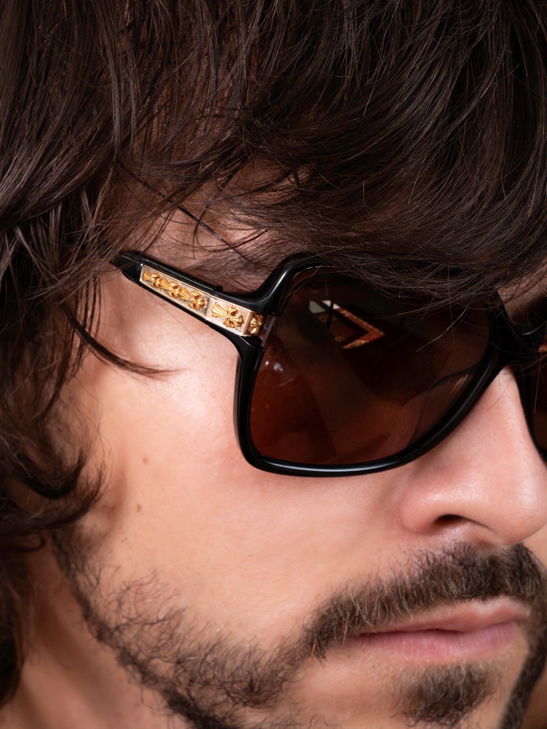 Chrome Hearts "R.C.H" Sunglasses Black
