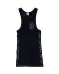 Chrome Hearts Dagger Cemetery Tank Top Grey/Black