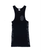Chrome Hearts Dagger Cemetery Tank Top Grey/Black