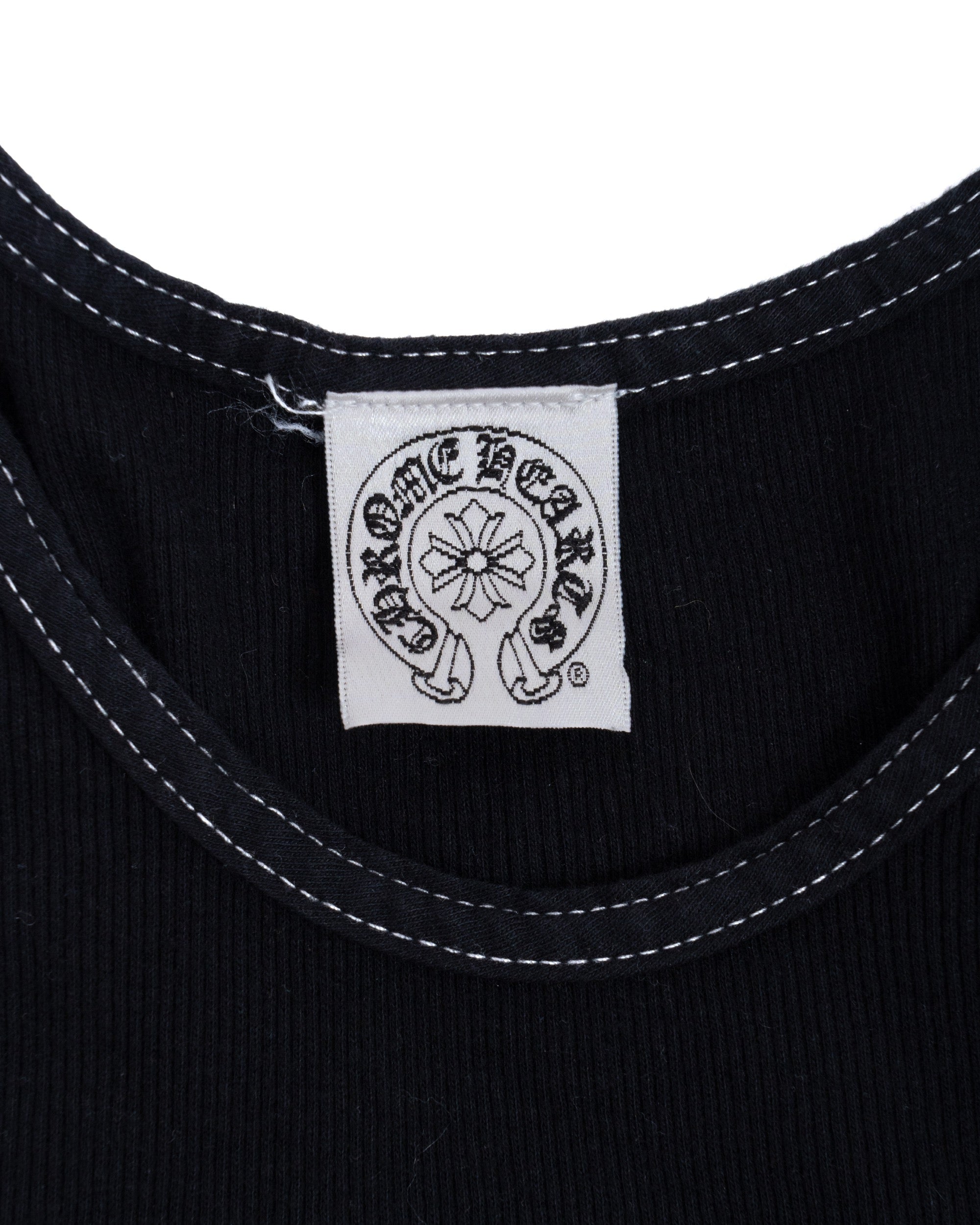 Chrome Hearts Dagger Cemetery Tank Top Grey/Black