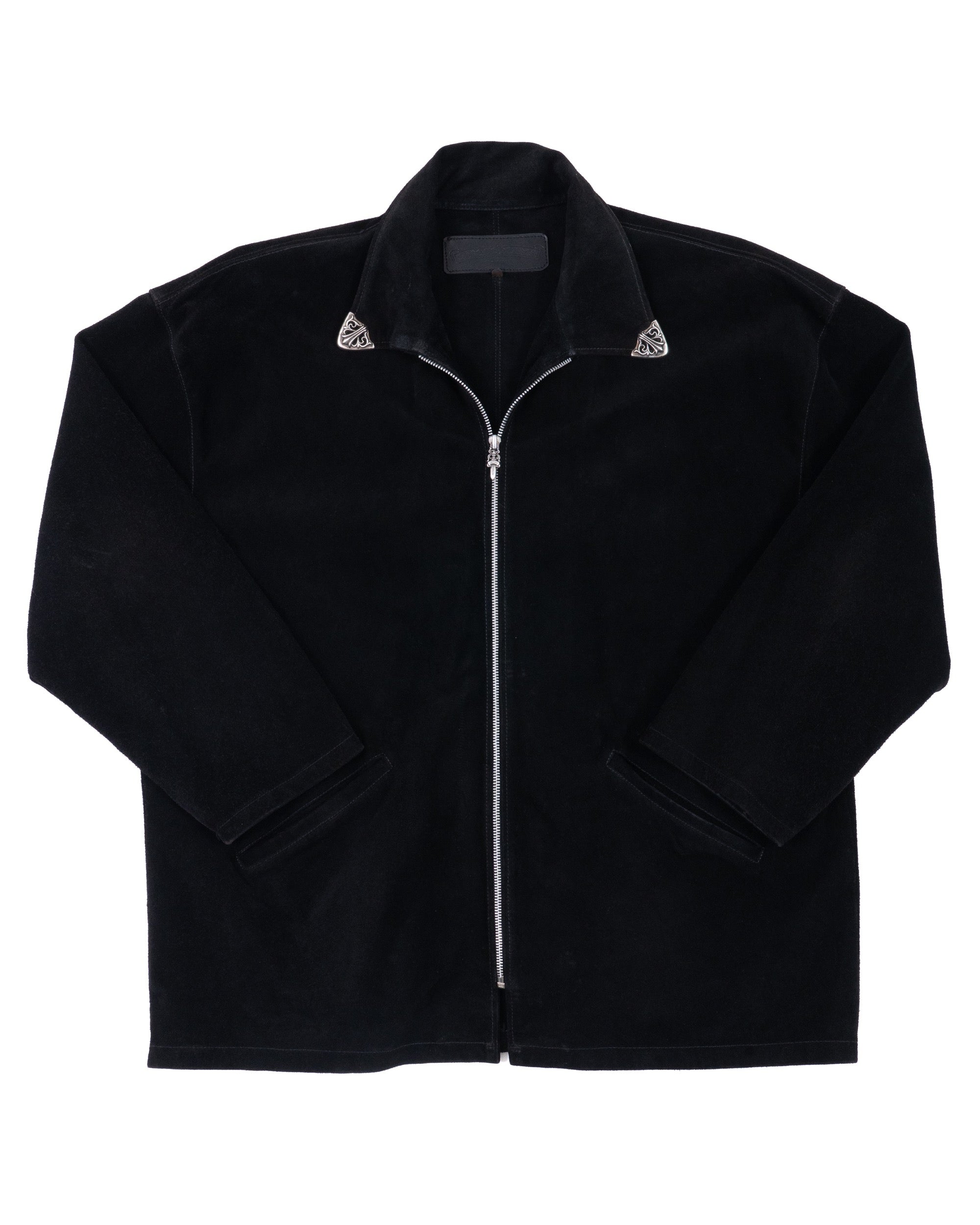 Chrome Hearts Western Suede Black Jacket Vintage