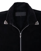 Chrome Hearts Western Suede Black Jacket Vintage