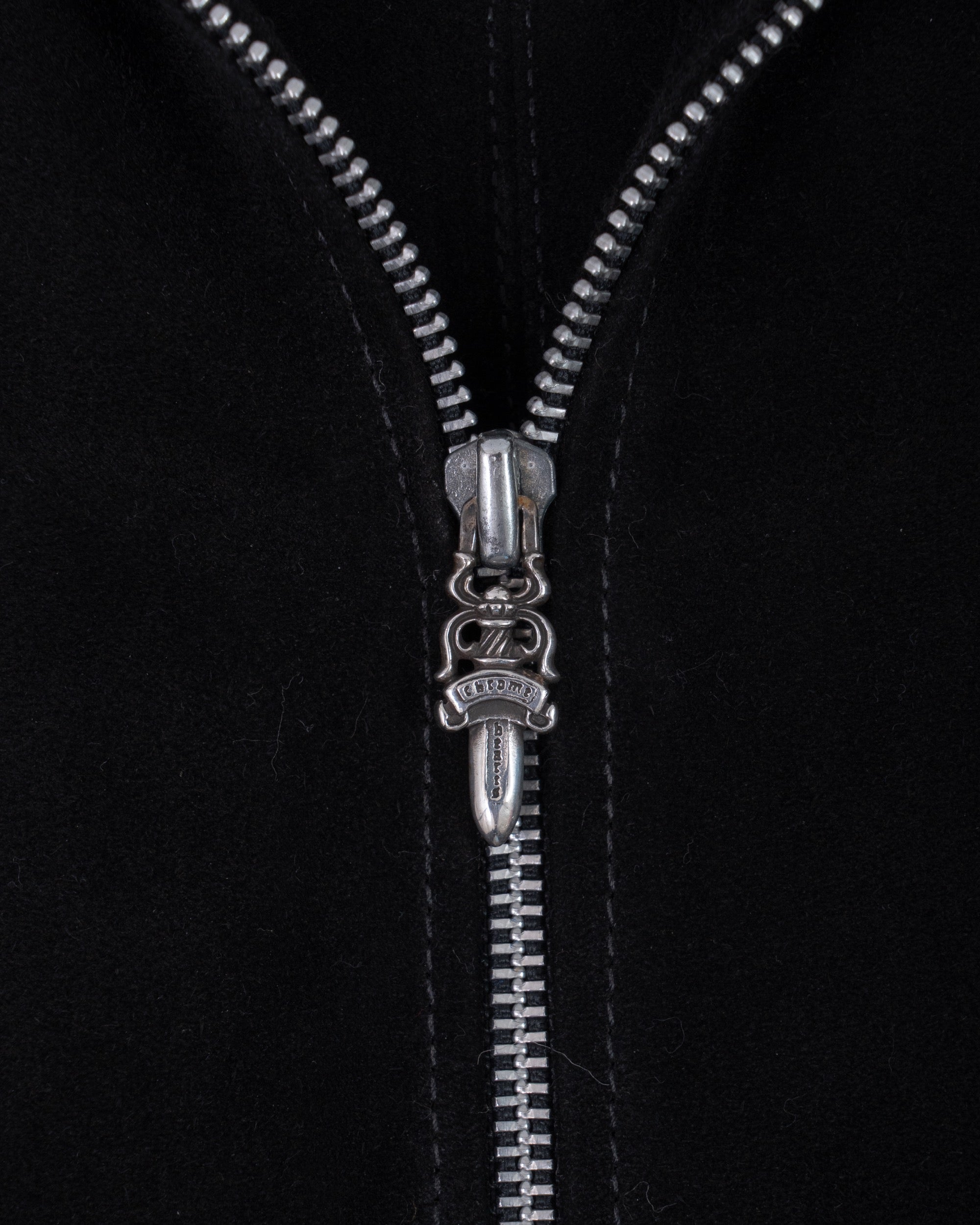 Chrome Hearts Western Suede Black Jacket Vintage