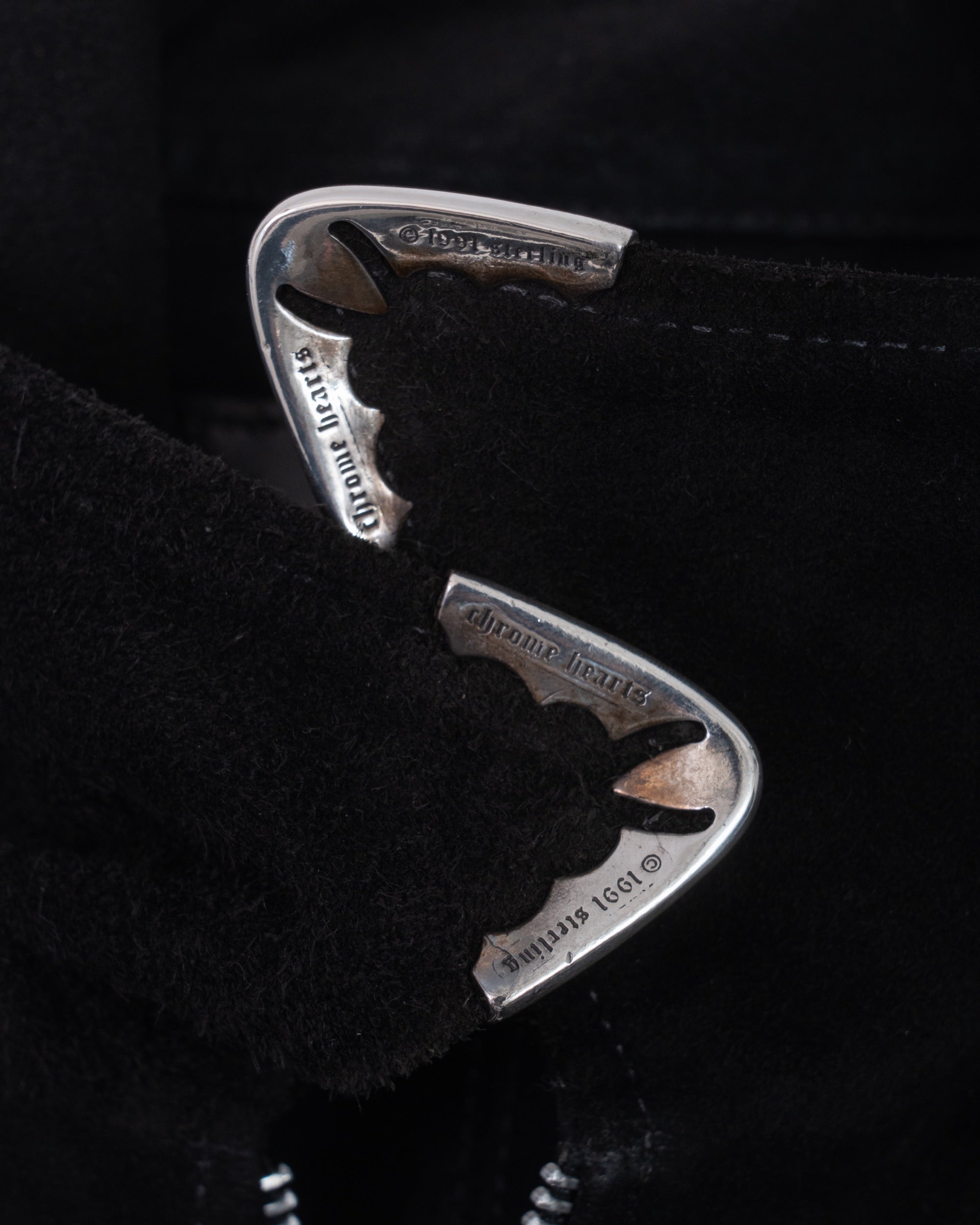 Chrome Hearts Western Suede Black Jacket Vintage