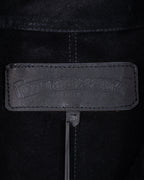 Chrome Hearts Western Suede Black Jacket Vintage