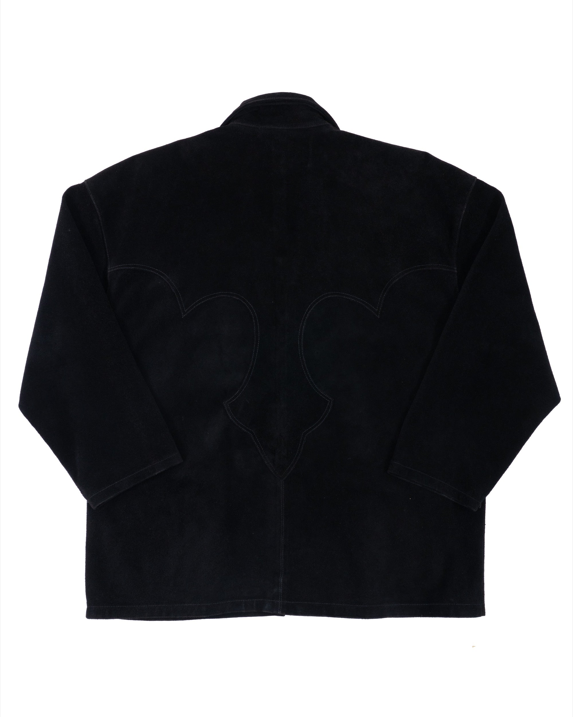 Chrome Hearts Western Suede Black Jacket Vintage