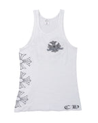 Chrome Hearts Horseshoe Cross Tank Top White