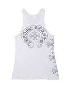Chrome Hearts Horseshoe Cross Tank Top White