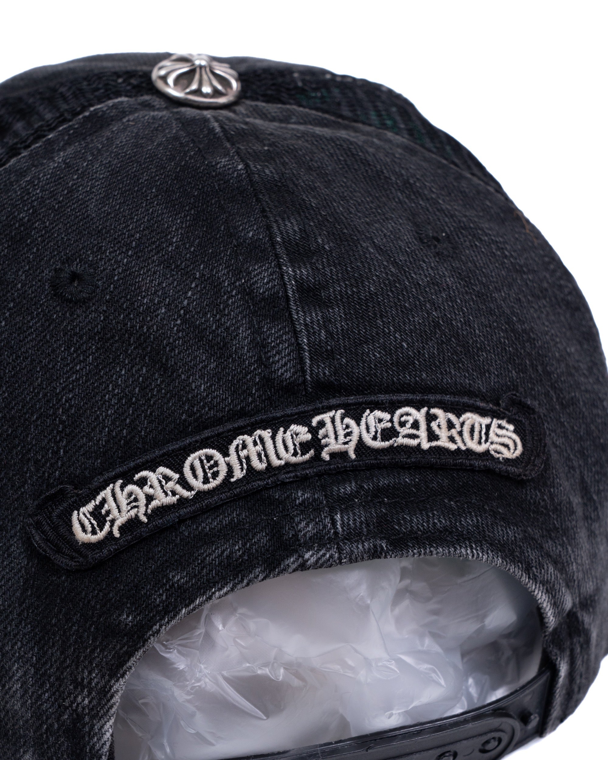Chrome Hearts Fleur Knee Denim Trucker Cap