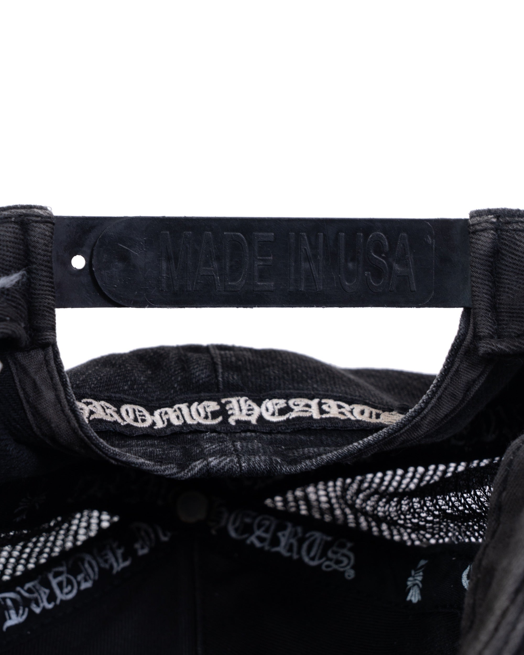 Chrome Hearts Fleur Knee Denim Trucker Cap