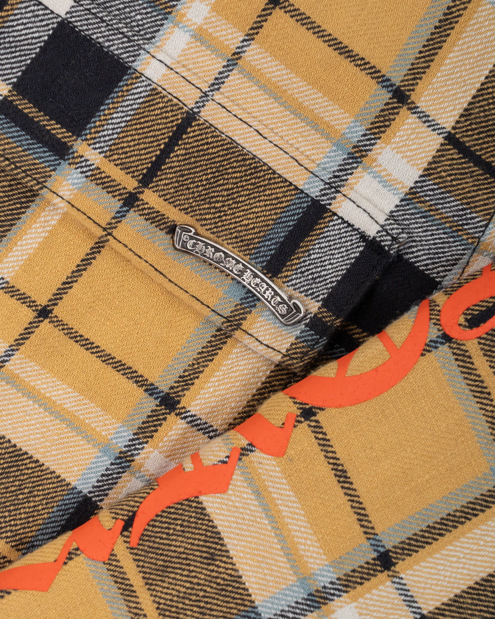 Chrome Hearts Padded Flannel Yellow Jacket
