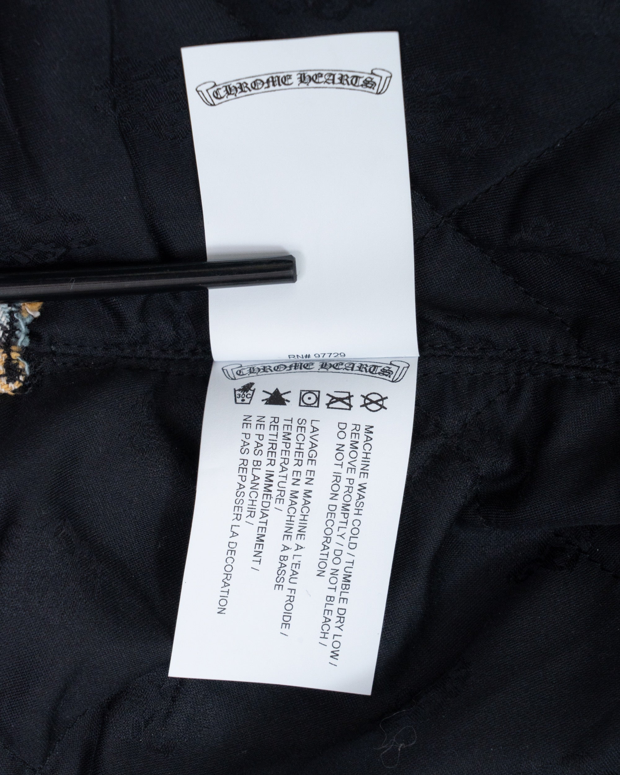 Chrome Hearts Padded Flannel Yellow Jacket
