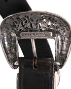 Chrome Hearts 3 Piece Belt Black Vintage