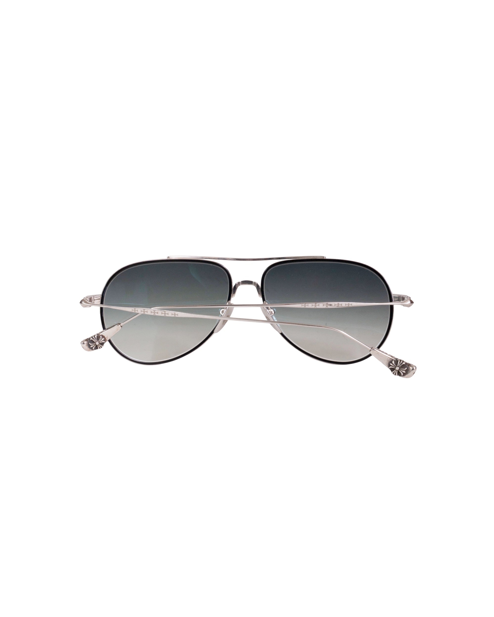 Chrome Hearts "Bone Prone V" Sunglasses Silver