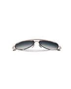 Chrome Hearts "Bone Prone V" Sunglasses Silver