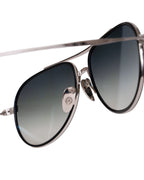 Chrome Hearts "Bone Prone V" Sunglasses Silver