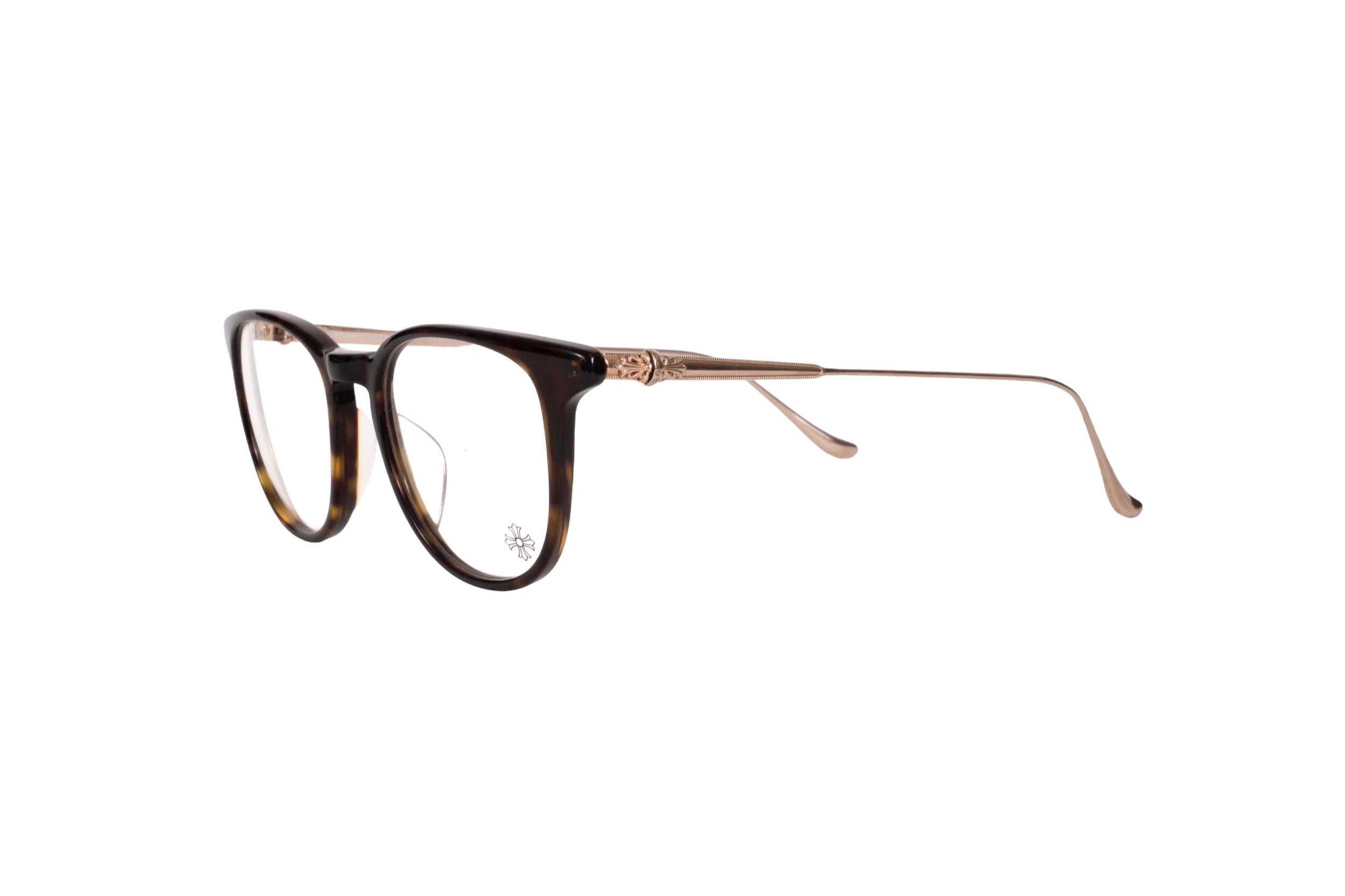 Chrome Hearts "Pluck" Glasses Gold