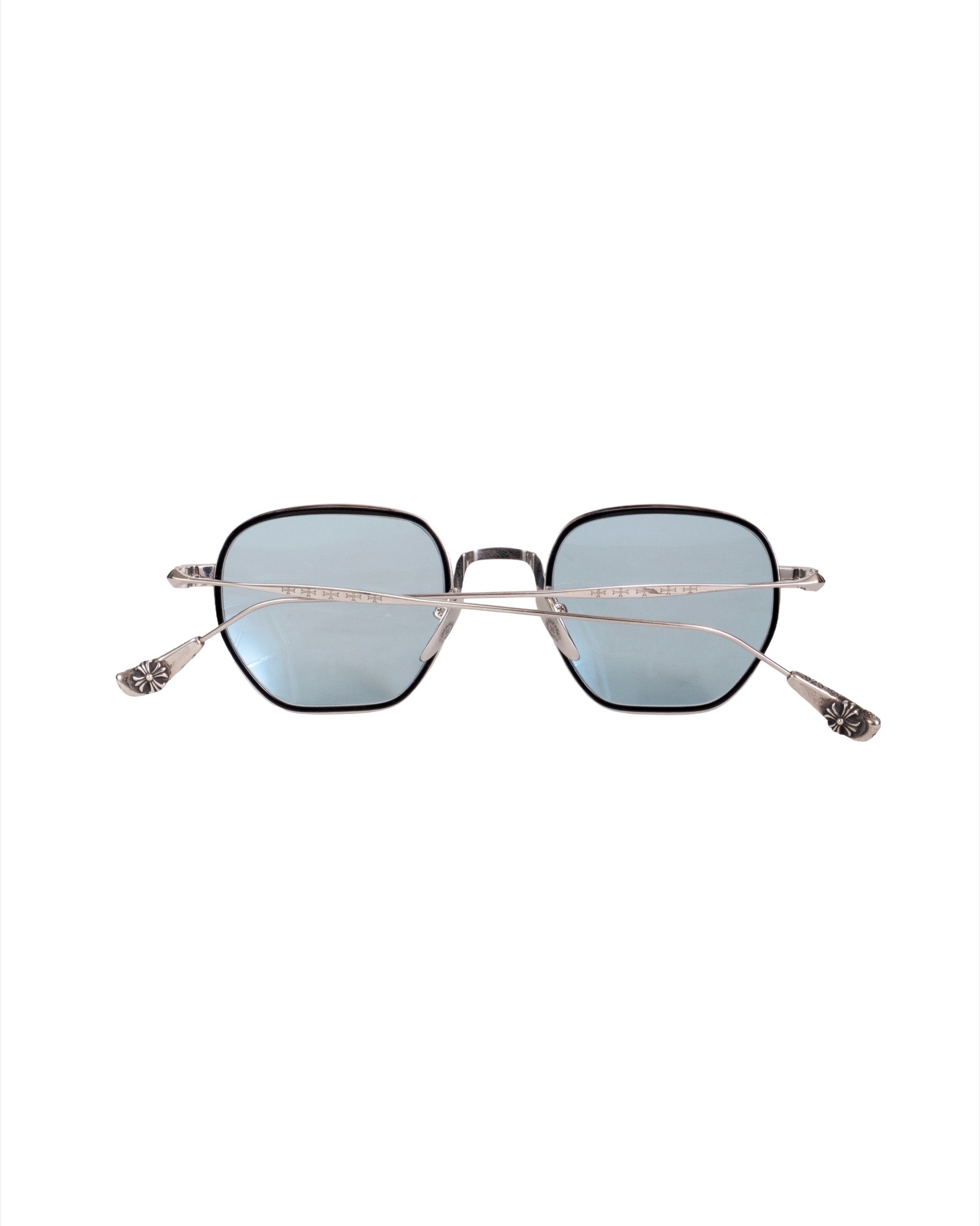 Chrome Hearts "Bone Prone I" Sunglasses Silver