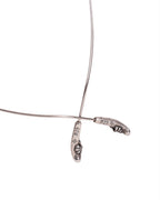 Chrome Hearts "Bone Prone I" Sunglasses Silver