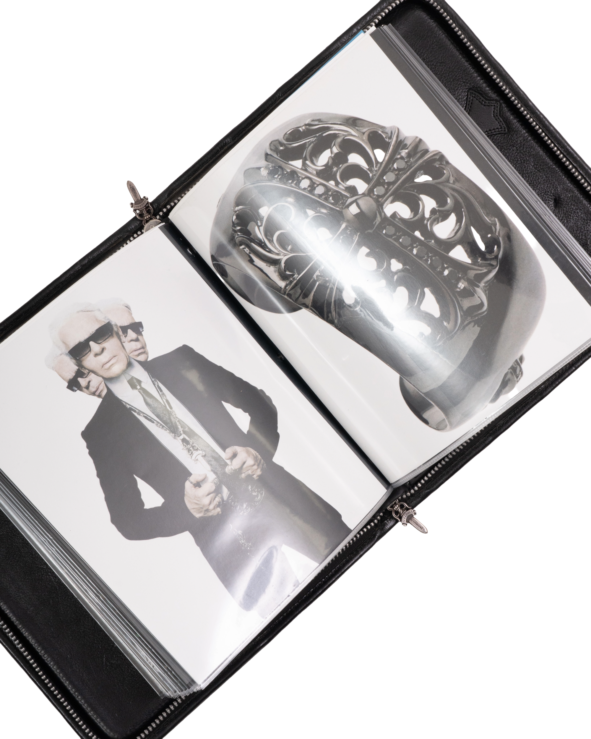Chrome Hearts Leather Cross Photo Album