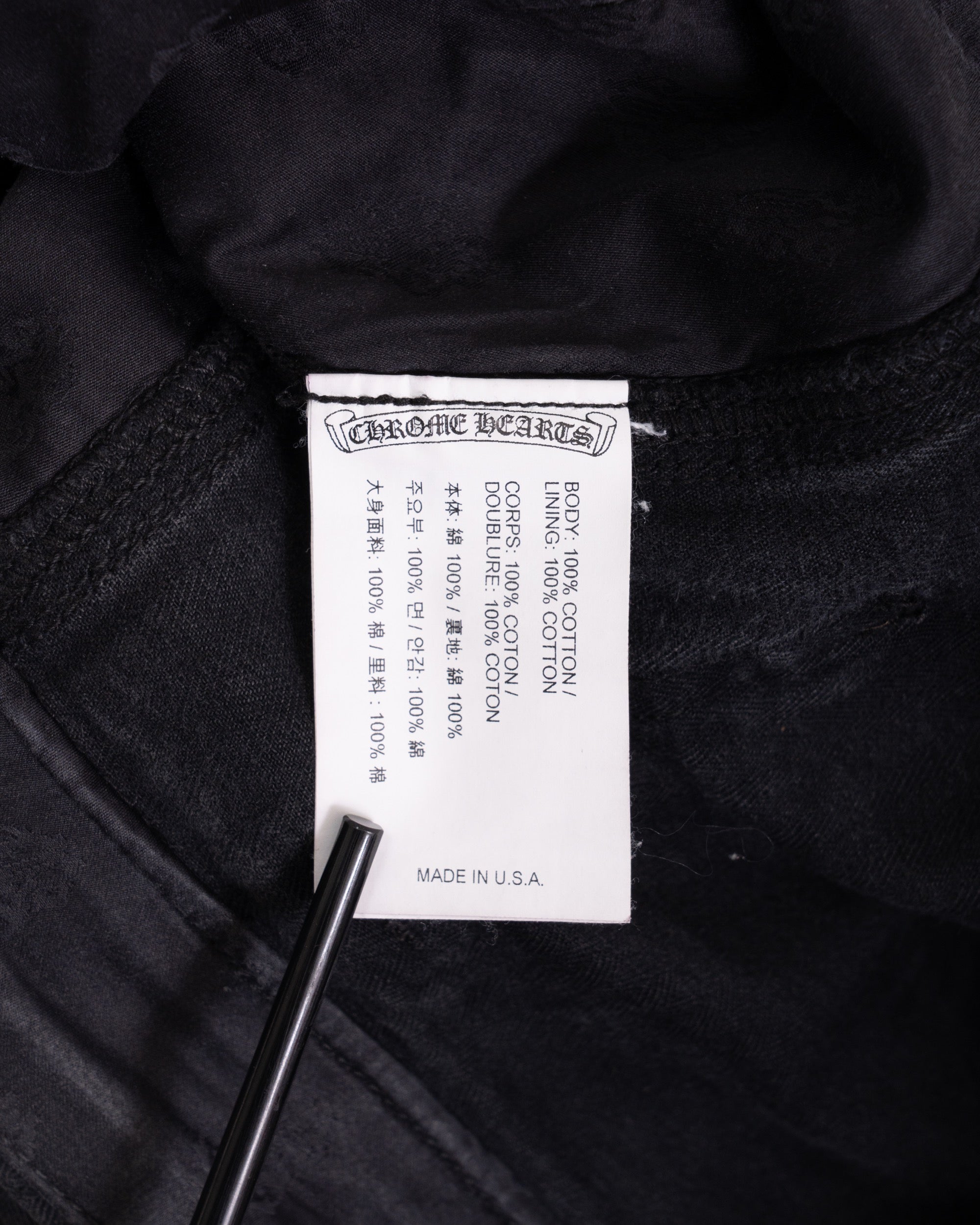 Chrome Hearts Herringbone Carpenter Pant