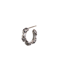 Chrome Hearts Pink Sapphire Cross Band Hoop Earring