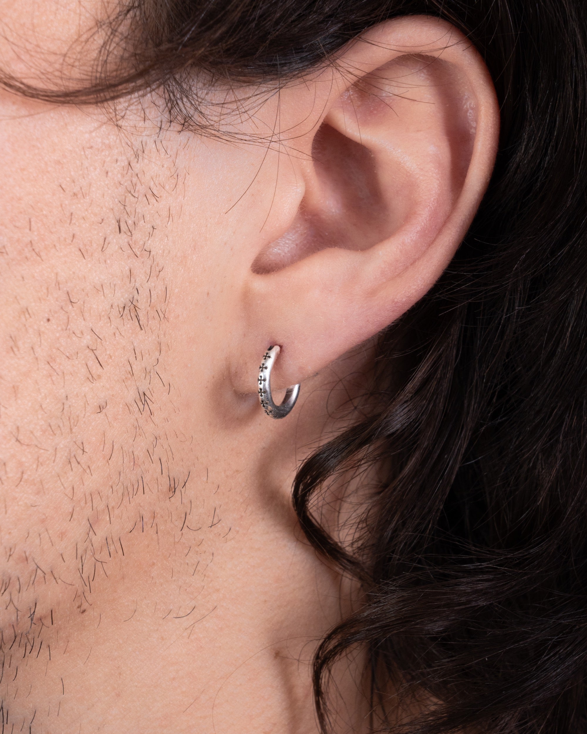 Chrome Hearts TFL Hoop Earring