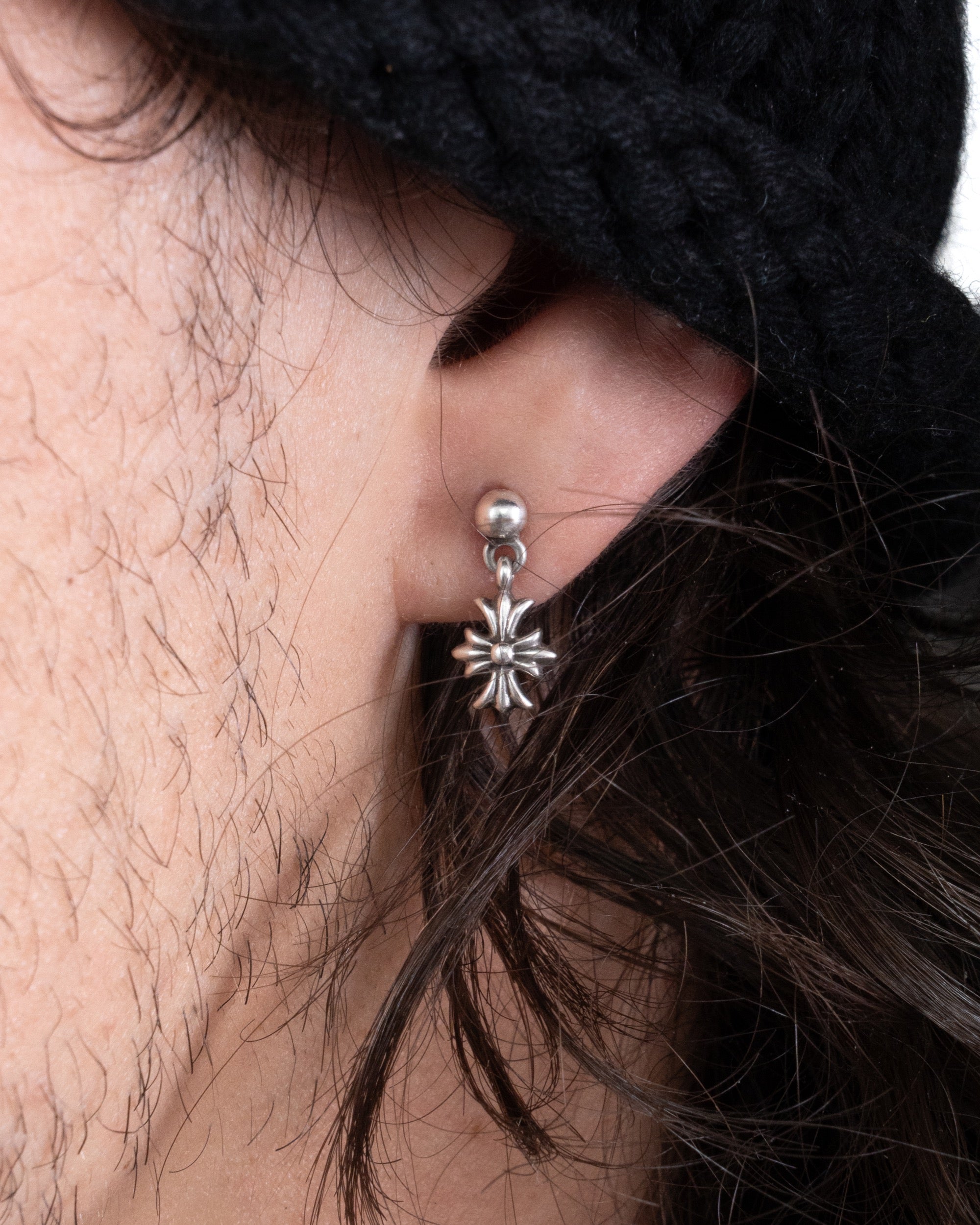 Chrome Hearts Tiny E Drop Earring