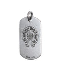 Chrome Hearts Fleur de Lys Paris Dogtag Pendant