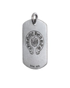 Chrome Hearts Fleur de Lys Paris Dogtag Pendant