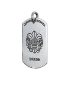 Chrome Hearts Fleur de Lys Paris Dogtag Pendant