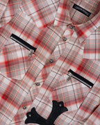 Chrome Hearts Cross Patch Shirt Red/White