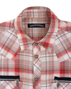 Chrome Hearts Cross Patch Shirt Red/White
