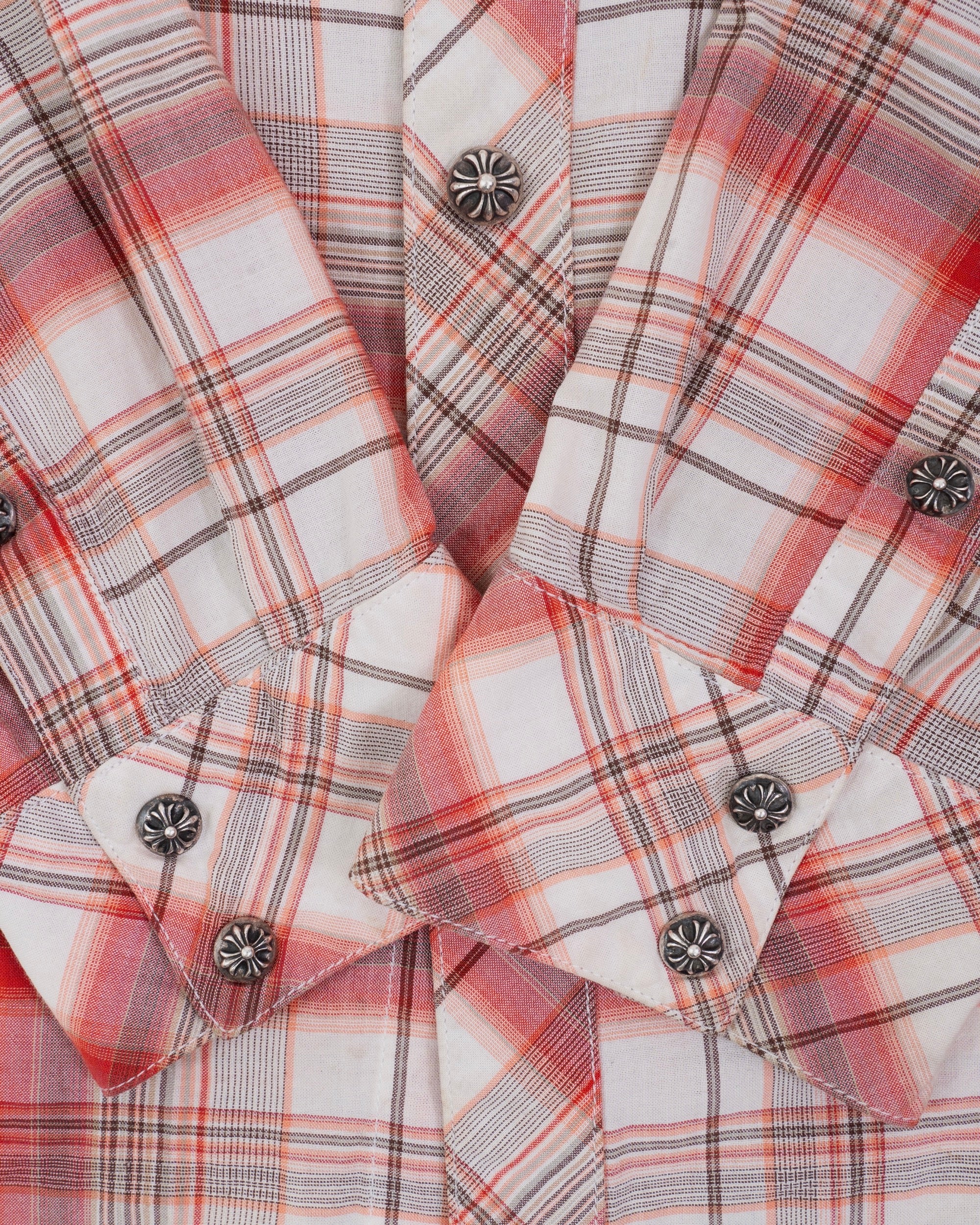 Chrome Hearts Cross Patch Shirt Red/White