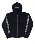 Chrome Hearts Scroll Logo Thermal Zip-up Black