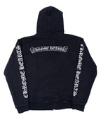 Chrome Hearts Scroll Logo Thermal Zip-up Black