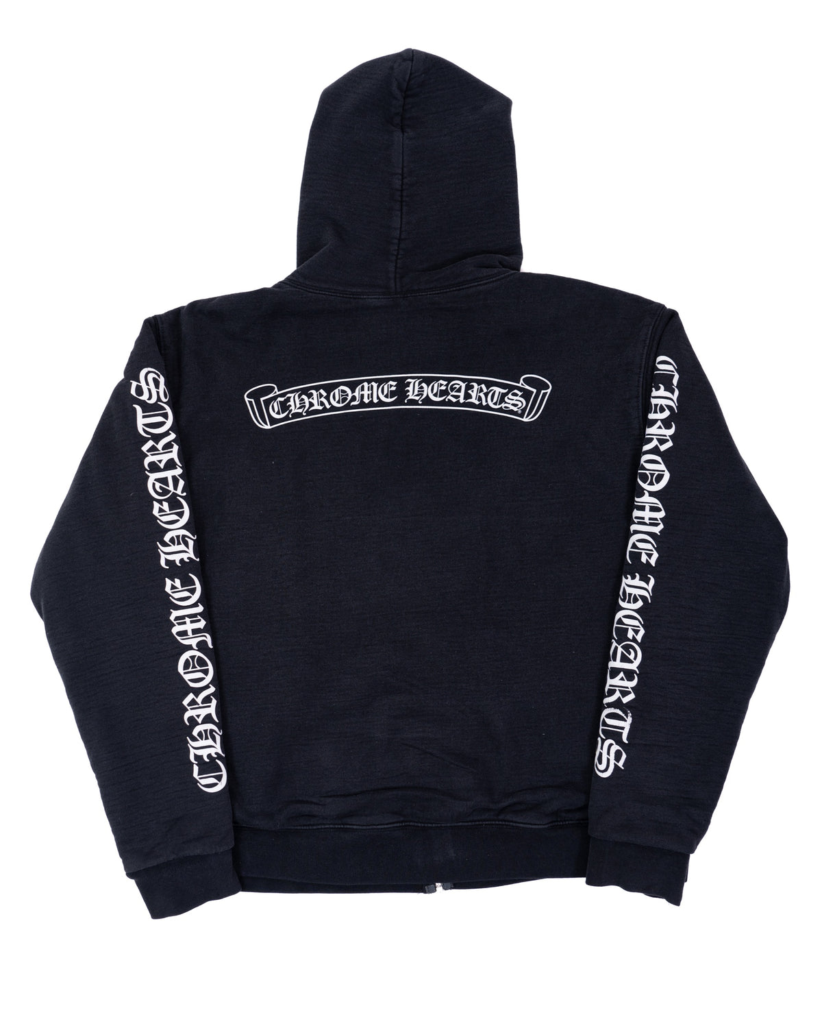 Chrome Hearts Scroll Logo Thermal Zip-up Black