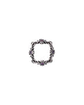 Chrome Hearts Tiny E Plus Pavé Pink Sapphire Ring