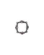 Chrome Hearts Tiny E Plus Pavé Pink Sapphire Ring
