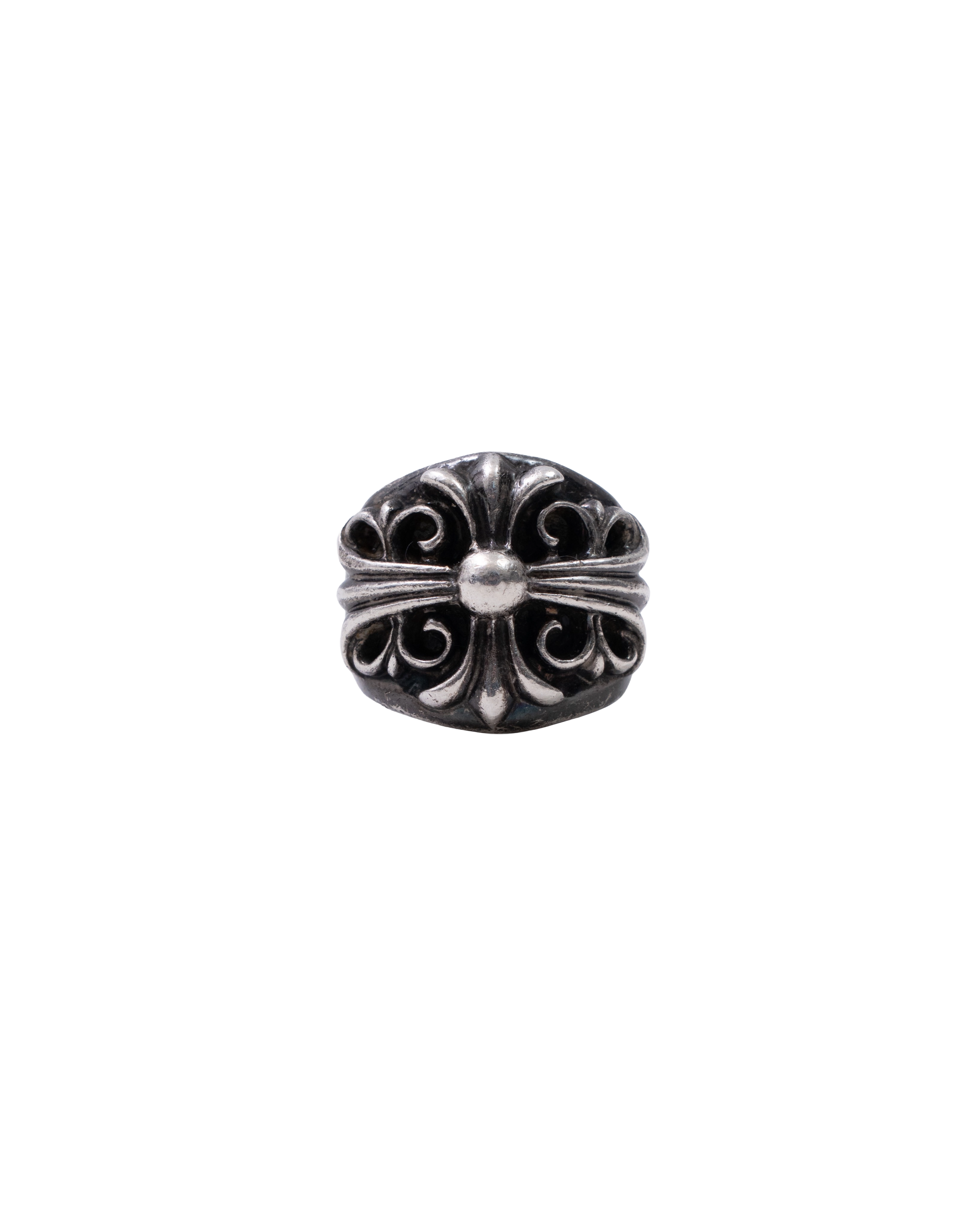 Chrome Hearts Black Rhodium Keeper Ring