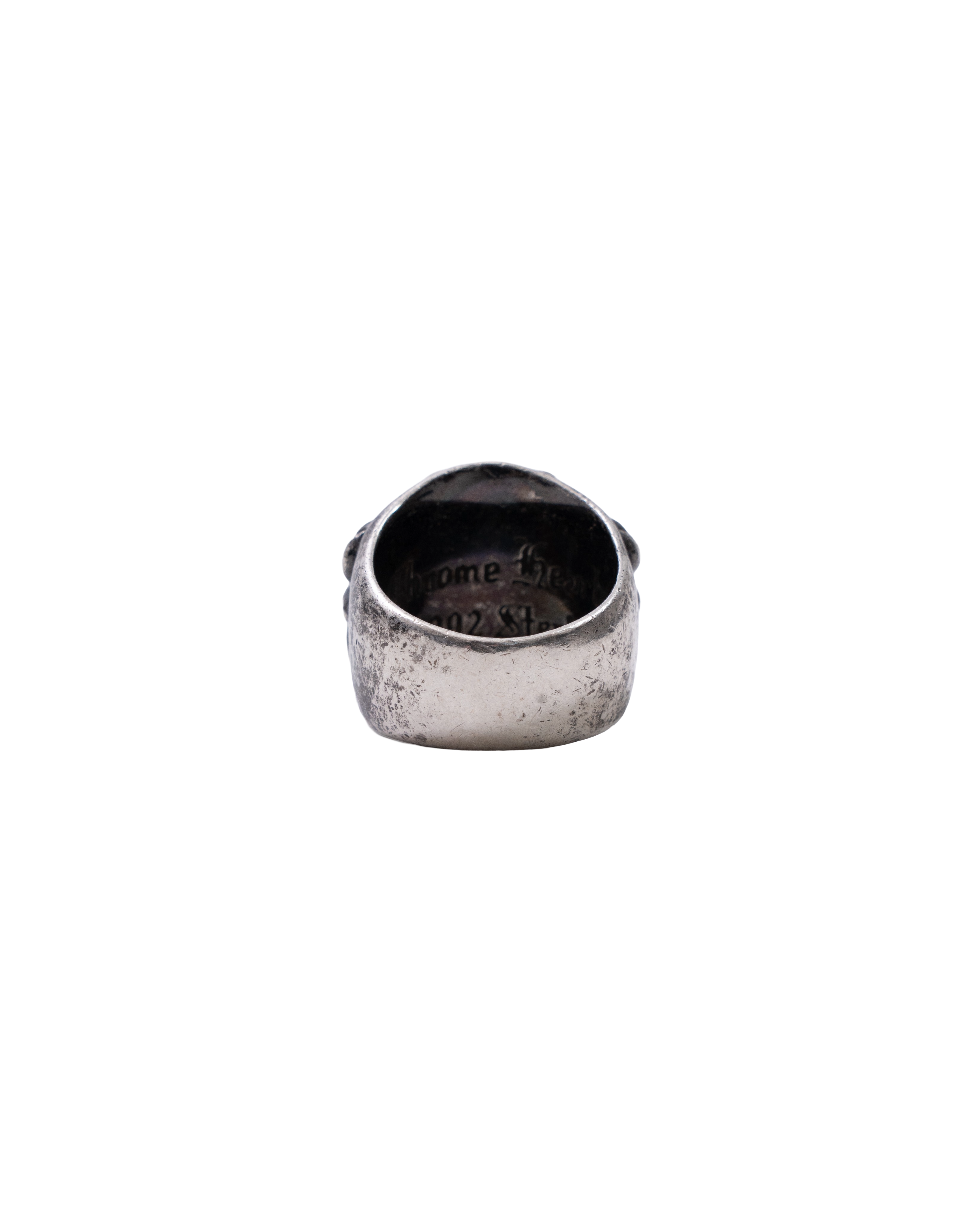 Chrome Hearts Black Rhodium Keeper Ring