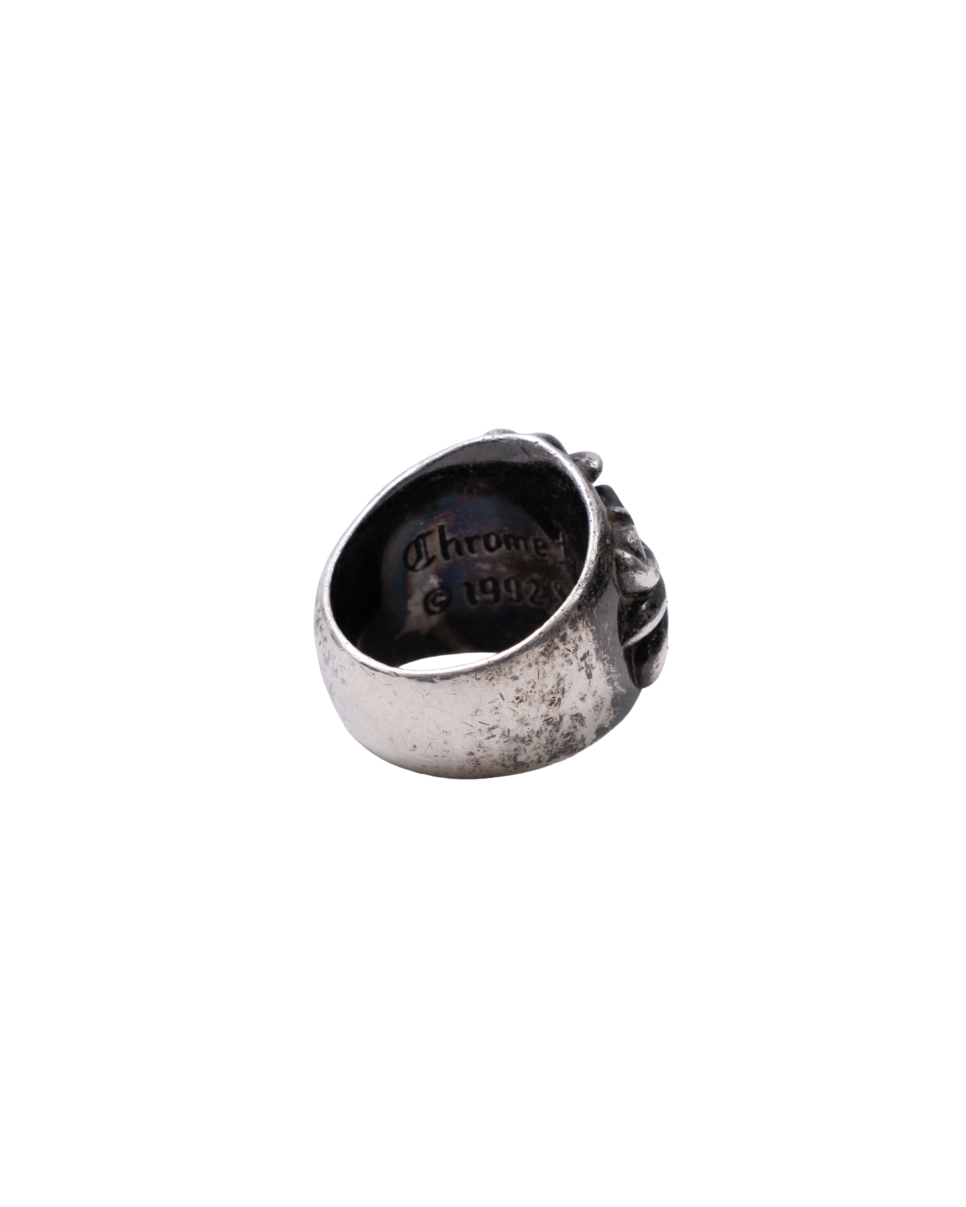 Chrome Hearts Black Rhodium Keeper Ring