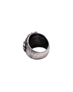 Chrome Hearts Black Rhodium Keeper Ring