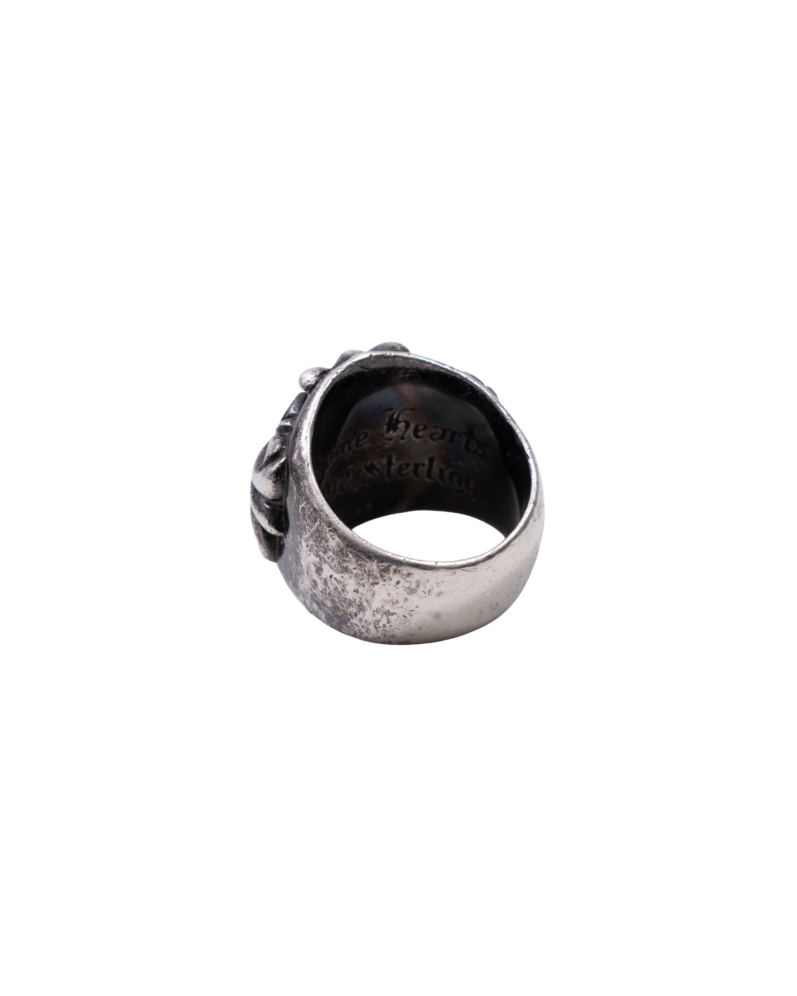 Chrome Hearts Black Rhodium Keeper Ring