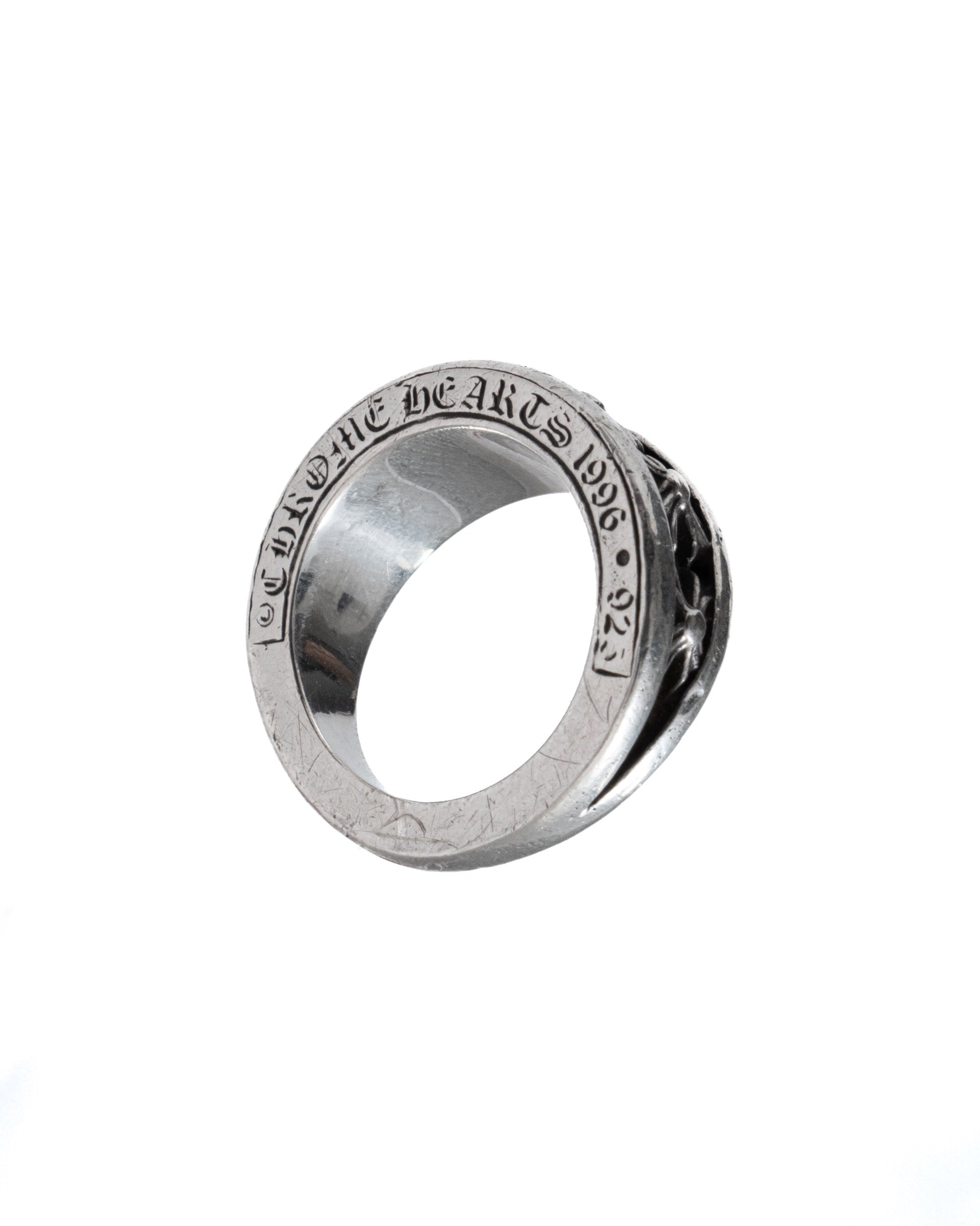 Chrome Hearts Narrow V-Band Plus Ring