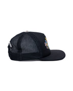 Chrome Hearts “Multicolor Cemetery Cross” Black Trucker Cap
