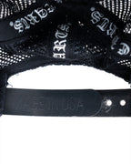Chrome Hearts “Multicolor Cemetery Cross” Black Trucker Cap