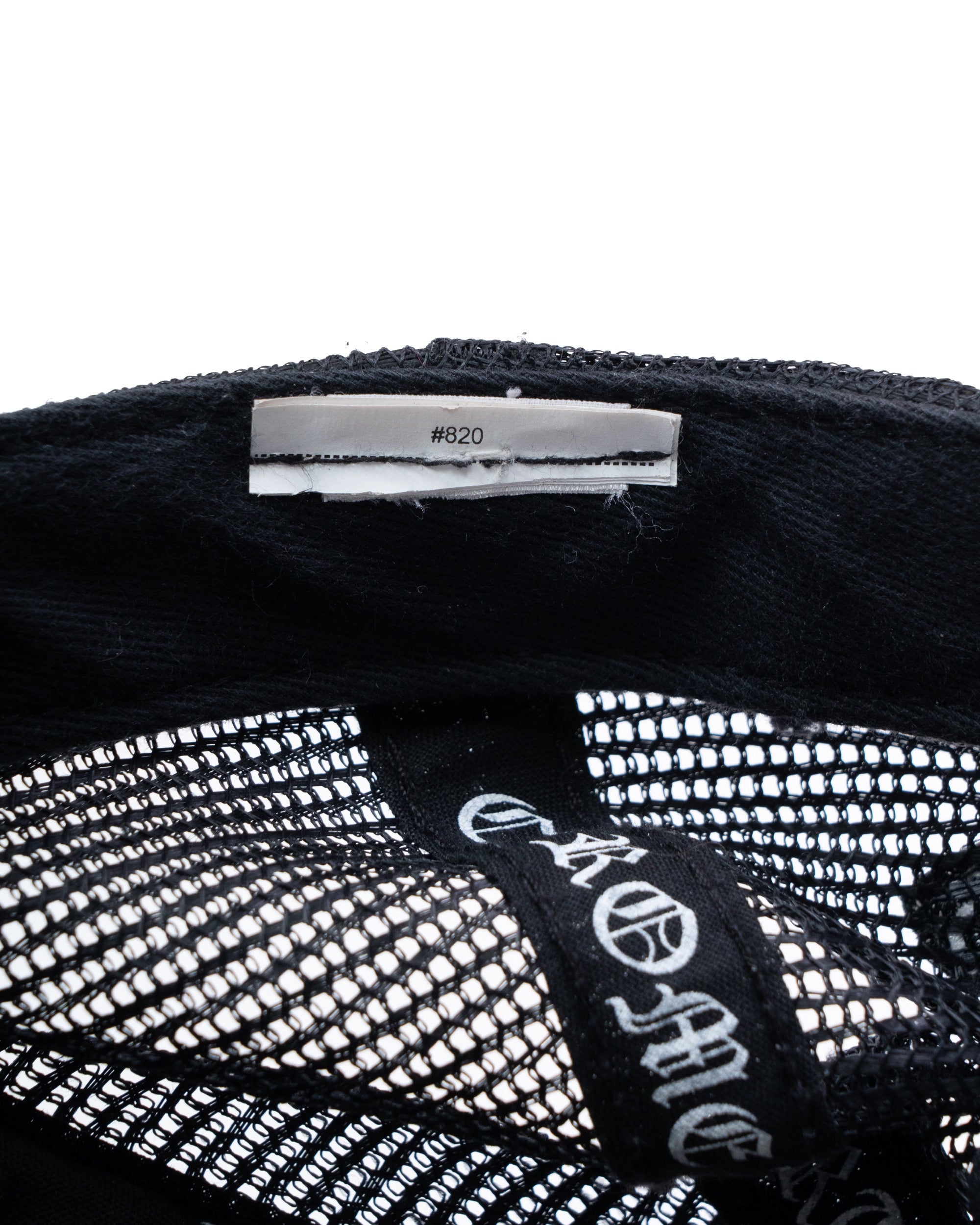 Chrome Hearts “Multicolor Cemetery Cross” Black Trucker Cap
