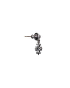 Chrome Hearts Black Diamond Tiny E Drop Earring