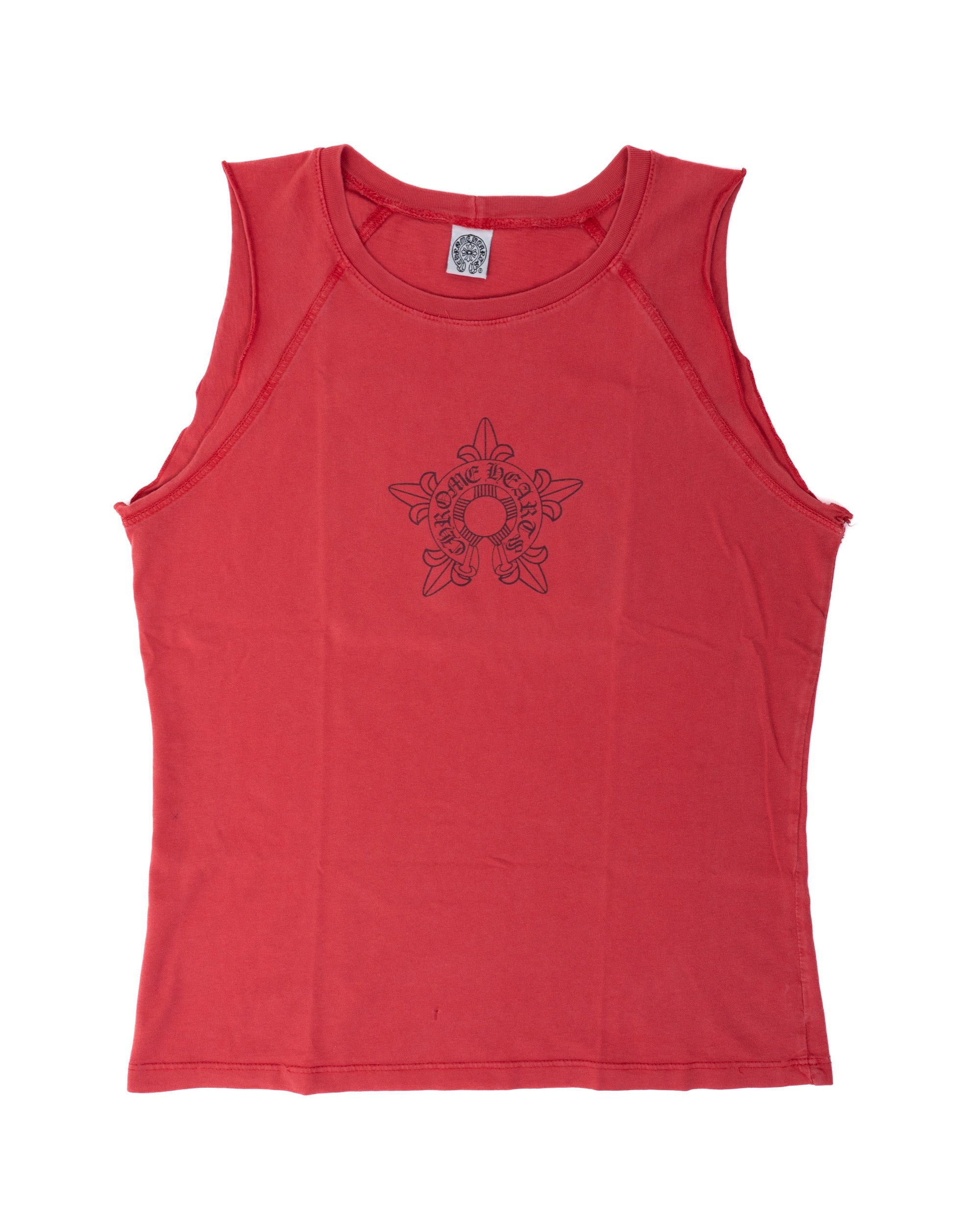 Chrome Hearts Star Logo Tank Top 90’ Red